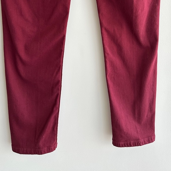 Calvin Klein Jeans Red/Burgundy Skinny Ankle Pants, Size 8 - Picture 16 of 16